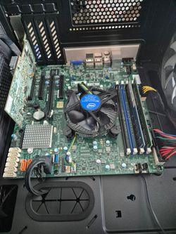 Micro-ATX motherboard CPU and memory combination