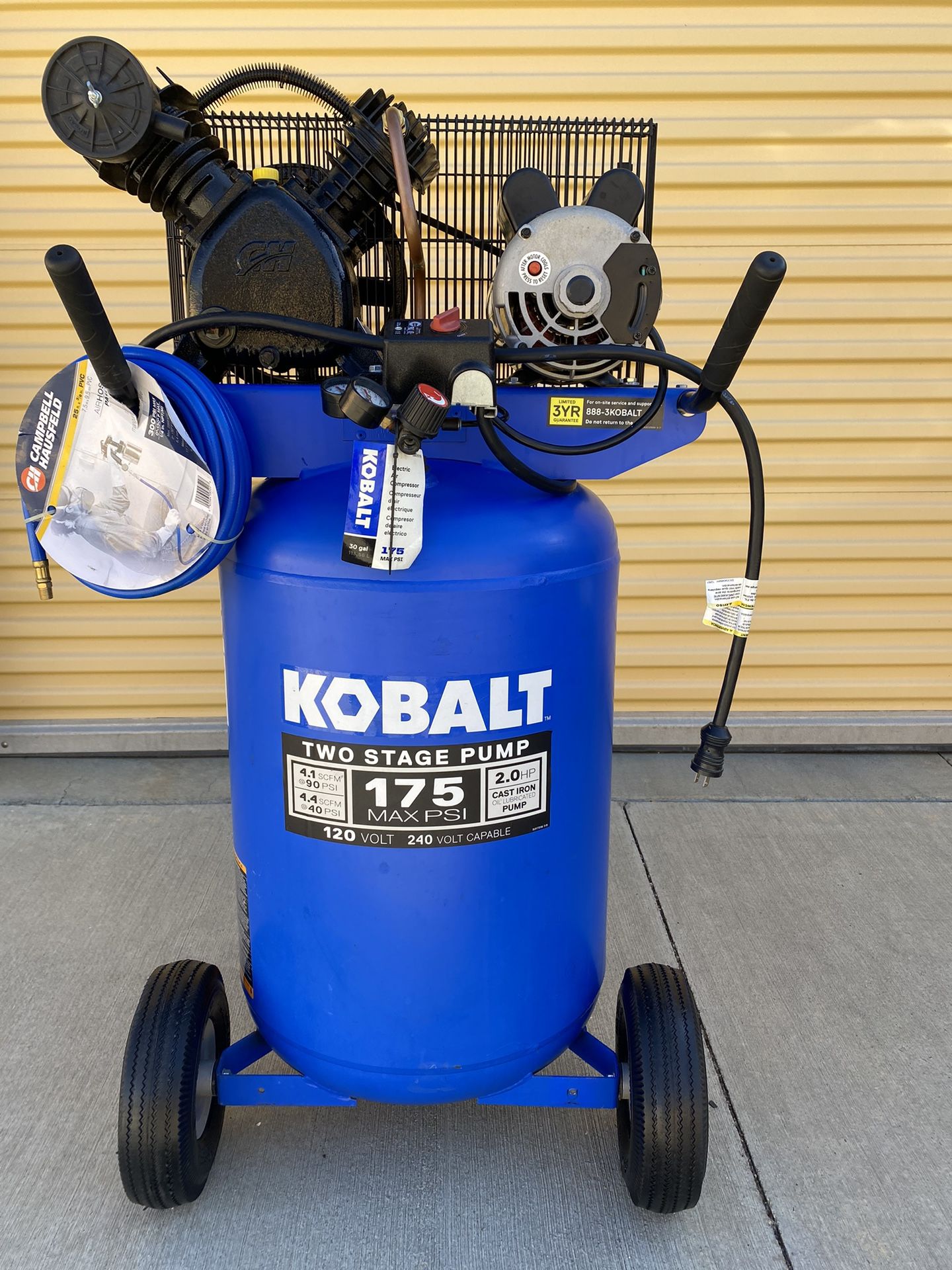 Kobalt 30 Gallon 2 Stage Air Compressor for Sale in Wildomar, CA OfferUp