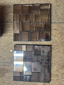 MIRRORED WALL ART