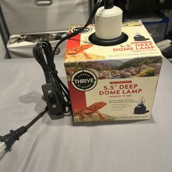 5.5” Deep Dome Lamp for reptiles