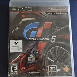 Gran Turismo 5 Sony PlayStation 3 PS3 Video Game CIB Complete In Box With Manual