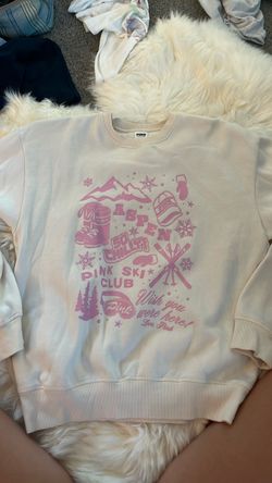 victoria secret pink  ski sweater