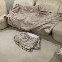 Twin Comforter Cover And Bed Skirt 