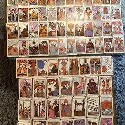 Vintage Aquarian Tarot Card Deck 1970 Morgan Press Inc. *EXTREMELY RARE COMPLETE SET*  Instruction Booklet INCLUDED