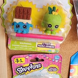 Shopkin Puzzle Erasers