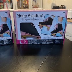 2 PAIR NEW WOMENS - JUICY CONTURE ROLLER SKATES $25 EA