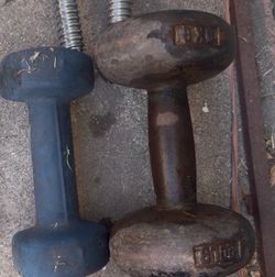 Two dumbbells