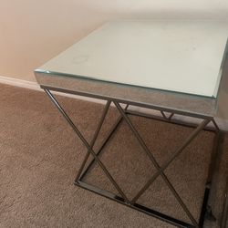 Glass Side Table (Set Of 2)