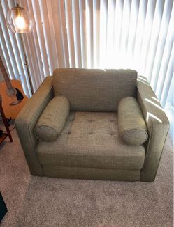 Oversized Green Accent Chair