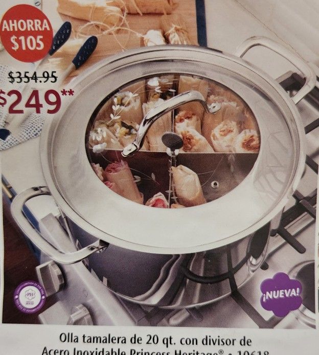 Olla Vaporera Princess House Nueva