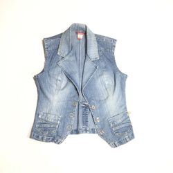 Denim Sleeveless Jacket