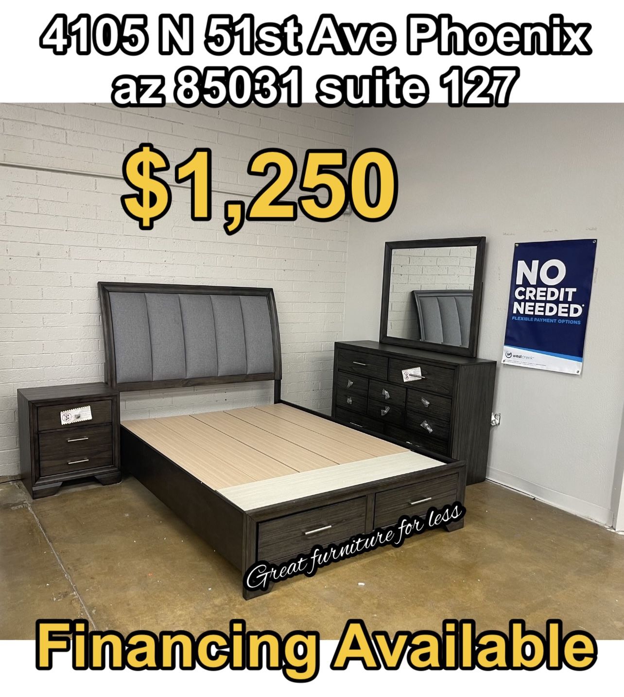 Queen Size Bedroom Set Brand New