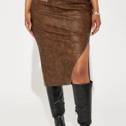 Leather Skirt