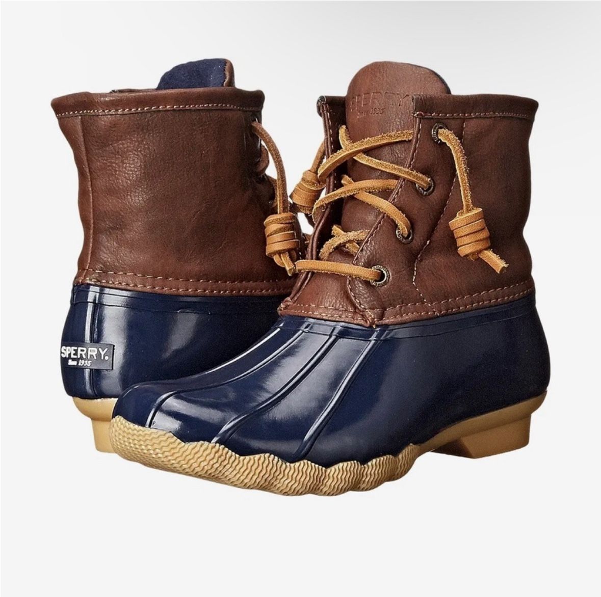 Sperry Kids Saltwater Duck Boots Brown