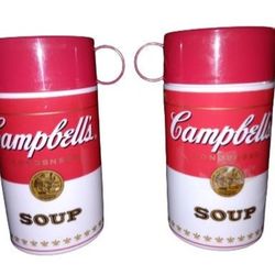 Pair Campbell's Soup Thermos's 2010