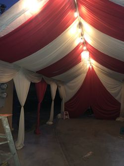 Tent Drape 10x20