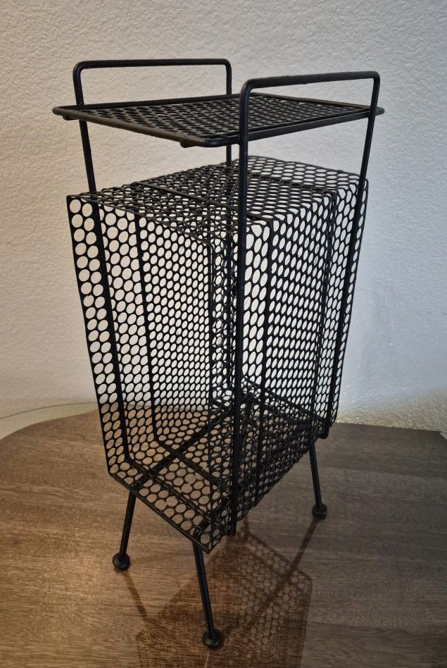 Vintage Metal MCM Telephone Table. Has Many Uses