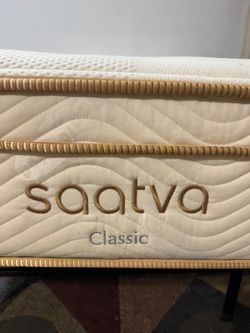 LIKE NEW! Saatva Classic Luxury Firm Twin XL Mattress - Delivery Available