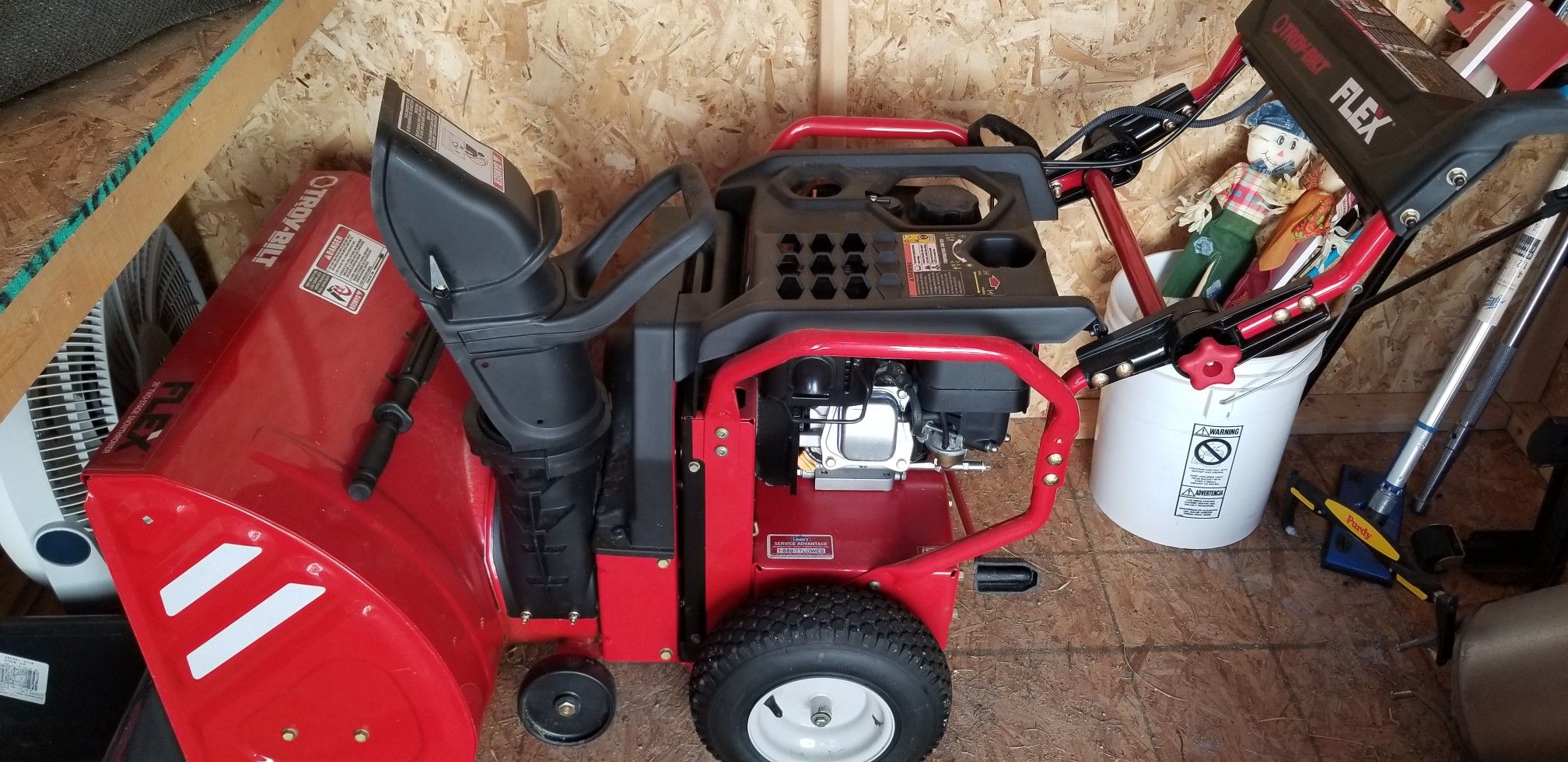 Used Troy-Bilt Flex with Snow Blower Attachment
