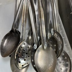 Mixed Commercial Serving Spoons