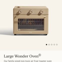 Large 6n1 Wonder Oven Family Size Non Toxic Air Fryer Toaster Oven..DENT ON THE SIDE.. Retail Price $245