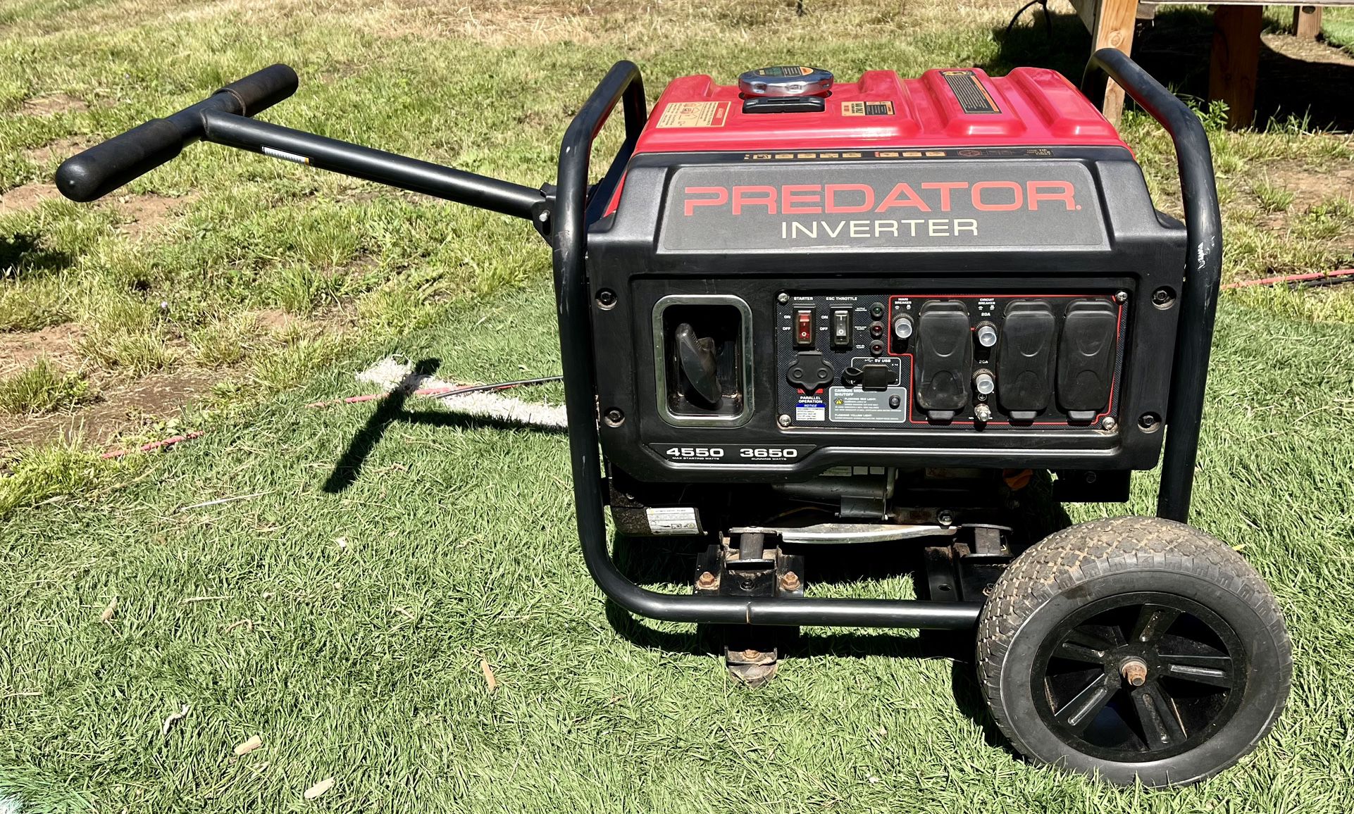 Predator Inverter Generator 4450/3650 w/ Wheel Kit