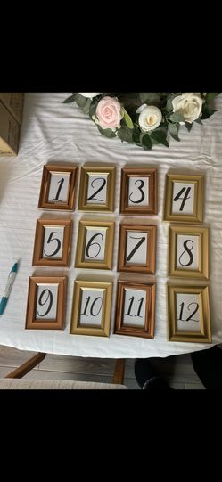 Assorted Wedding Signage