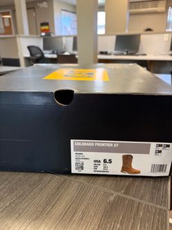 NEW CAT Caterpillar Steel Toe Work Boots – Men’s Size 6.5