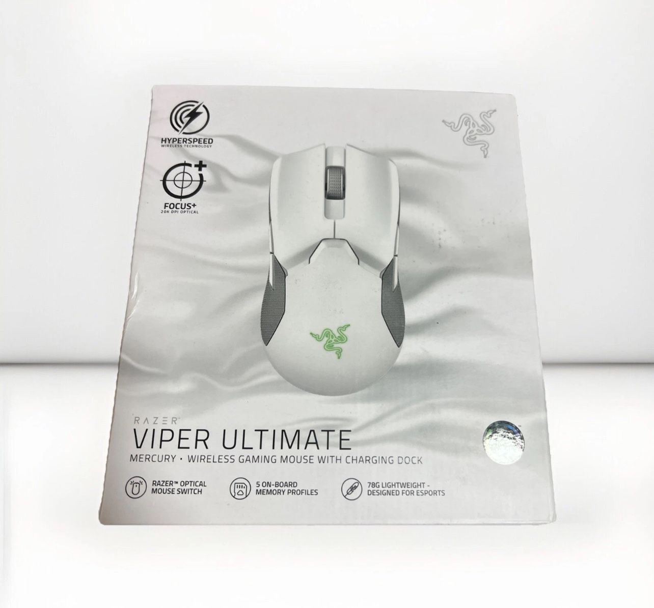 RAZER VIPER ULTIMATE Hyperspeed Wireless Optical Gaming Mouse Mercury