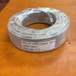 NEW 100ft CAT5e Ethernet Cables – Gray (Multiple Available)