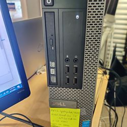 Dell Optiplex 7220 Mini Tower with Intel Core i5 4th Gen 8gb Ram 500gb HDD Windows 10 Microsoft Office, Monitor Keyboard and Mouse.