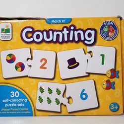 Learning Journey Match It Counting, Puzzle Set
