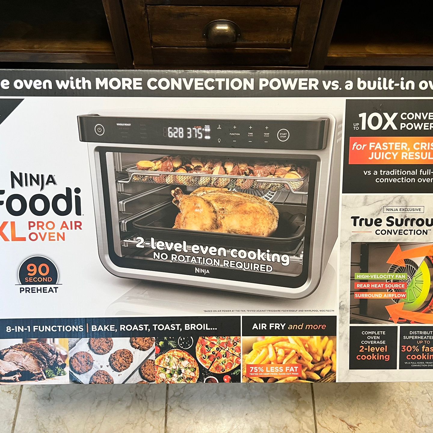 Brand NEW Ninja Foodi XL Pro Air Oven DT200 for Sale in Poughkeepsie, NY -  OfferUp