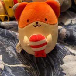 Kitty With Fish Plushie