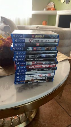PS4 Games 5 each all 15 for 50