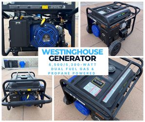 Generator - Westinghouse dual powered