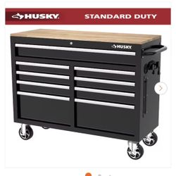 Husky Tool Storage With drill press vise