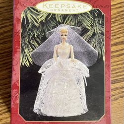 Hallmark Keepsake Christmas Ornament  Wedding Day Barbie Bride 1997