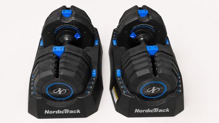 NordicTrack Adjustable Dumbbells 10-55 lbs Pair – Excellent Condition
