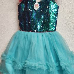Little Mermaid Party Theme Dress Size 6