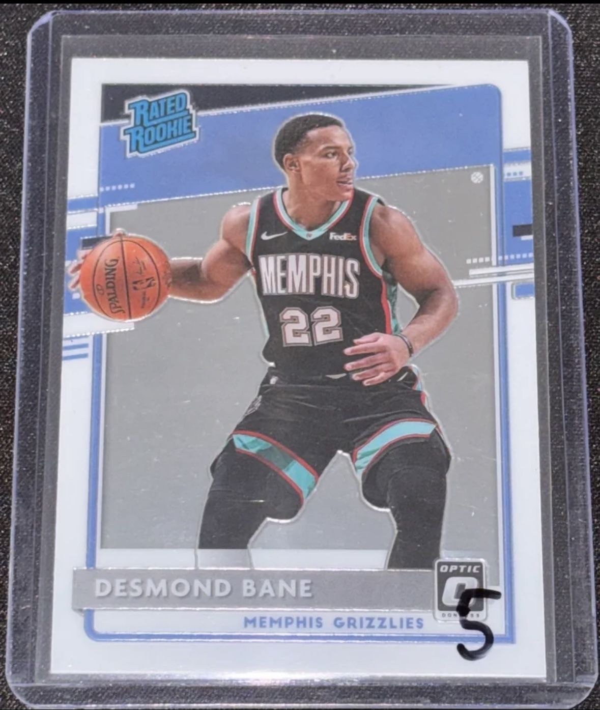 Donruss Optic Silver Desmond Bane Rated Rookie Card #180