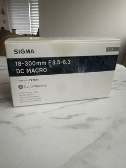 Sigma 18–300mm f/3.5–6.3 DC Macro (Contemporary) — New / Never Used