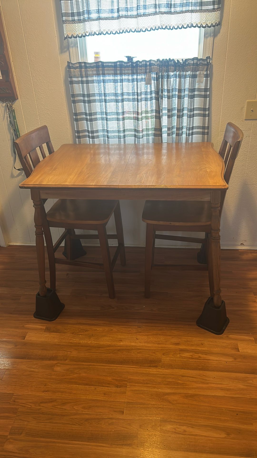 Kitchen table with two chairs