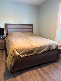 Queen bed and dresser