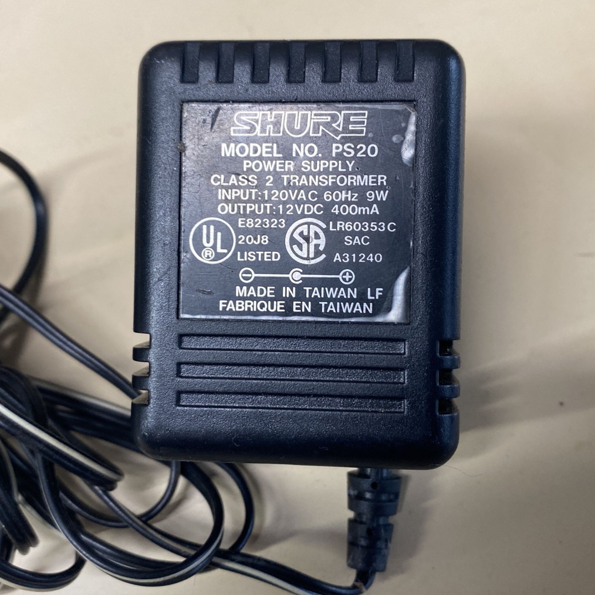 Shure PS20 Power Supply