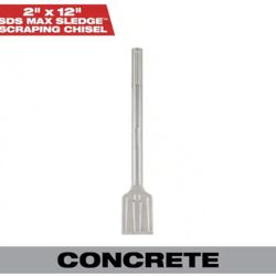 Milwaukee 2 in. x 12 in. SLEDGE SDS-MAX Scraping Chisel