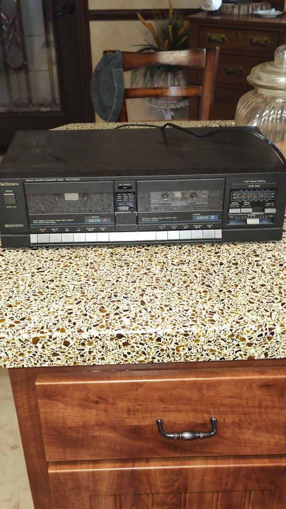 Cassette Deck Stereo Double