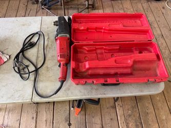 Milwaukee super hawg right angle drill