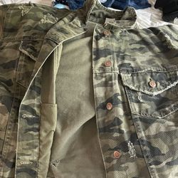 Camo Jean Jacket 