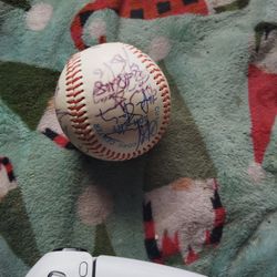 Autograph Baseball From 2013 Red Sox 
